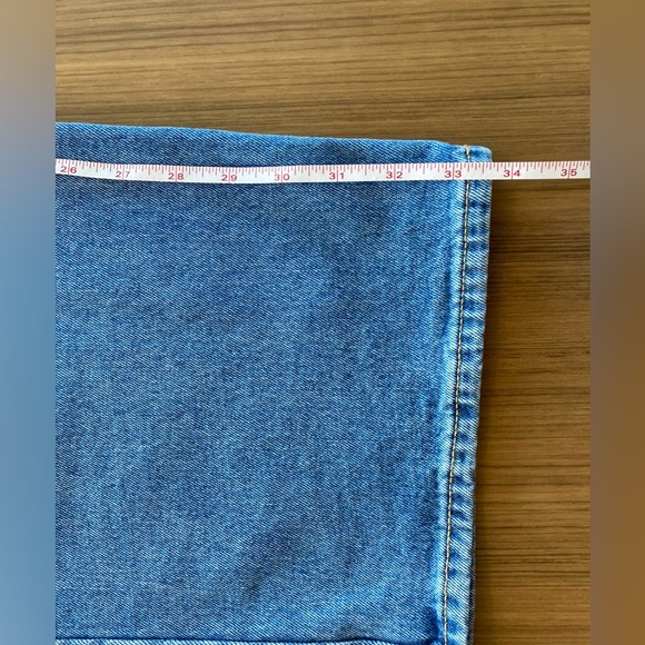 Old Navy Medium Blue Denim Wide Leg Jeans - Picture 6 of 6